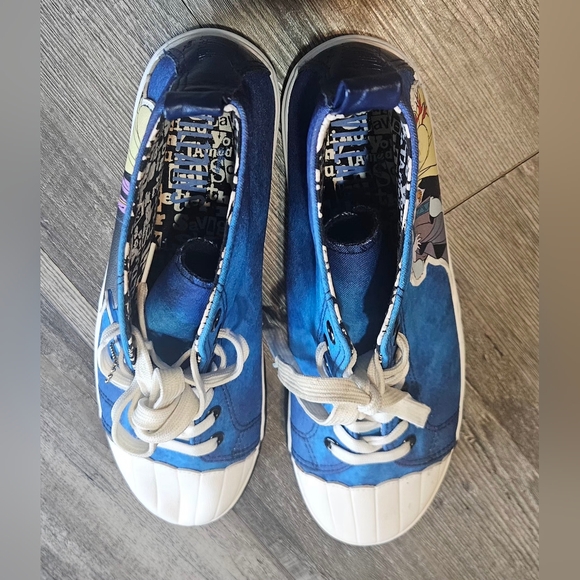 🩵🩷 Ground Up Disney Villains Women's Casual High Top Sneakers Size 9.5💙🩷 - Picture 5 of 11